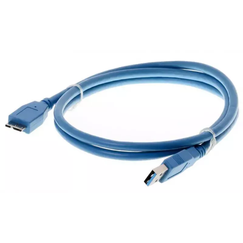 Kabel USB Helos 014688 USB 3.2 Gen 1 1 m niebieski