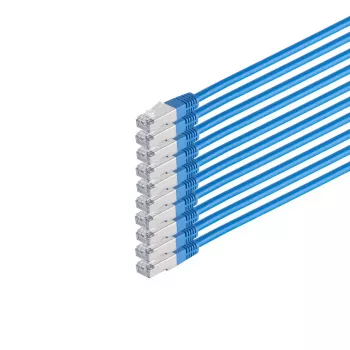 Kabel sieciowy S/CONN 75711-H0.25B-SET10 niebieski 0,25 m