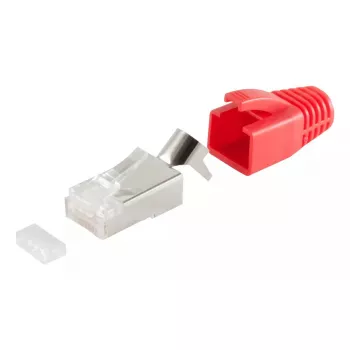 Złącze przewodu RJ-45 ShiverPeaks 72067-R czerwone