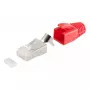 Złącze przewodu RJ-45 ShiverPeaks 72067-R czerwone