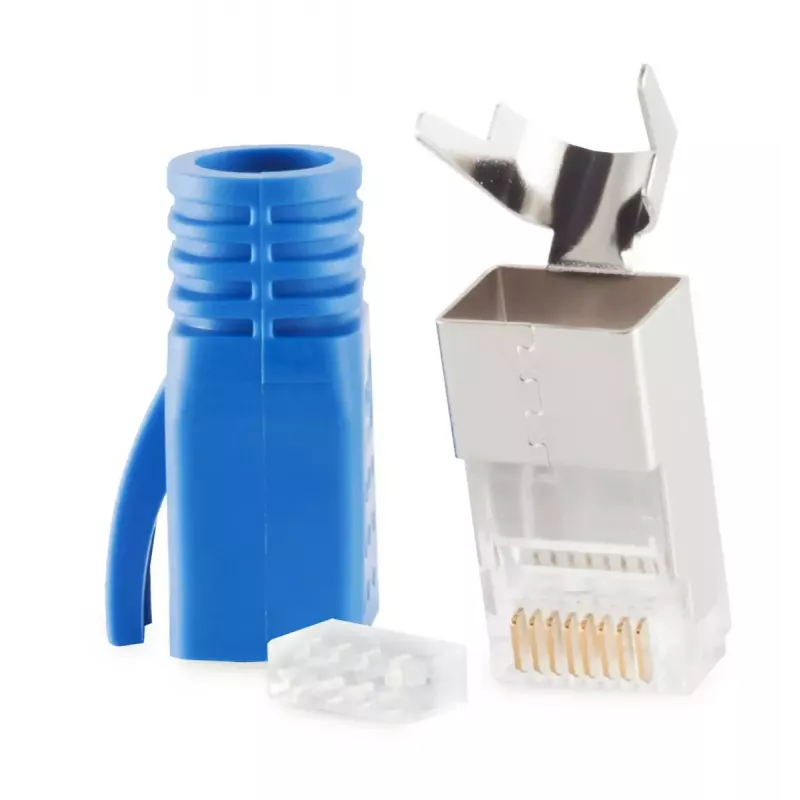 Złącze przewodowe RJ-45 ShiverPeaks 72067-B niebieskie
