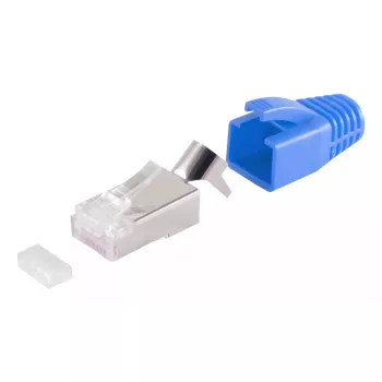 Złącze przewodowe RJ-45 ShiverPeaks 72067-B niebieskie
