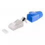 Złącze przewodowe RJ-45 ShiverPeaks 72067-B niebieskie
