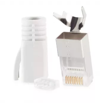 Złącze przewodowe RJ-45 ShiverPeaks 72067-W białe