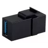 Moduł Keystone ShiverPeaks S/CONN 08-10041 Płaski Czarny USB A