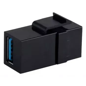 Moduł Keystone ShiverPeaks S/CONN 08-10041 Płaski Czarny USB A