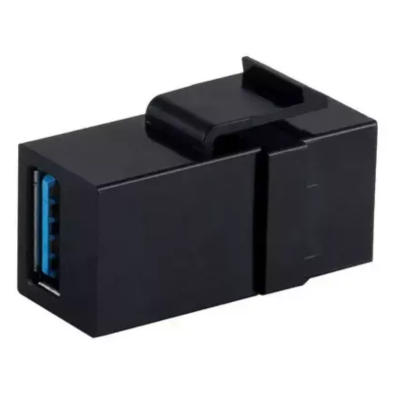 Moduł Keystone ShiverPeaks S/CONN 08-10041 Płaski Czarny USB A