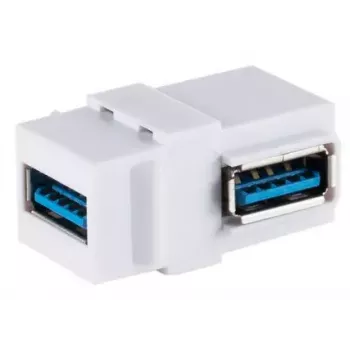 Moduł Keystone ShiverPeaks S/CONN 08-10042 Kątowy USB A Biały