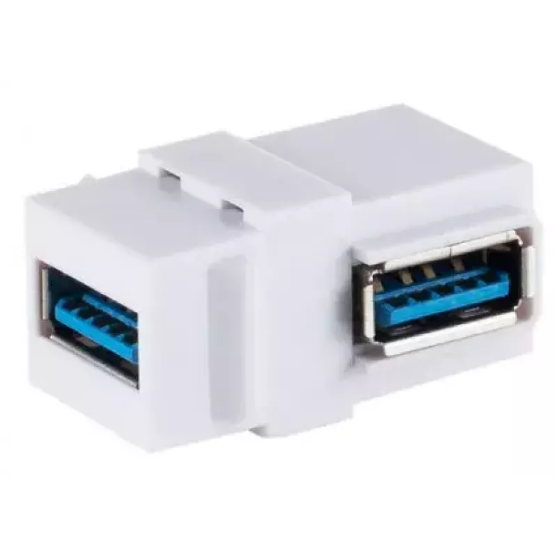 Moduł Keystone ShiverPeaks S/CONN 08-10042 Kątowy USB A Biały