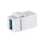 Moduł Keystone ShiverPeaks S/CONN 08-10042 Kątowy USB A Biały
