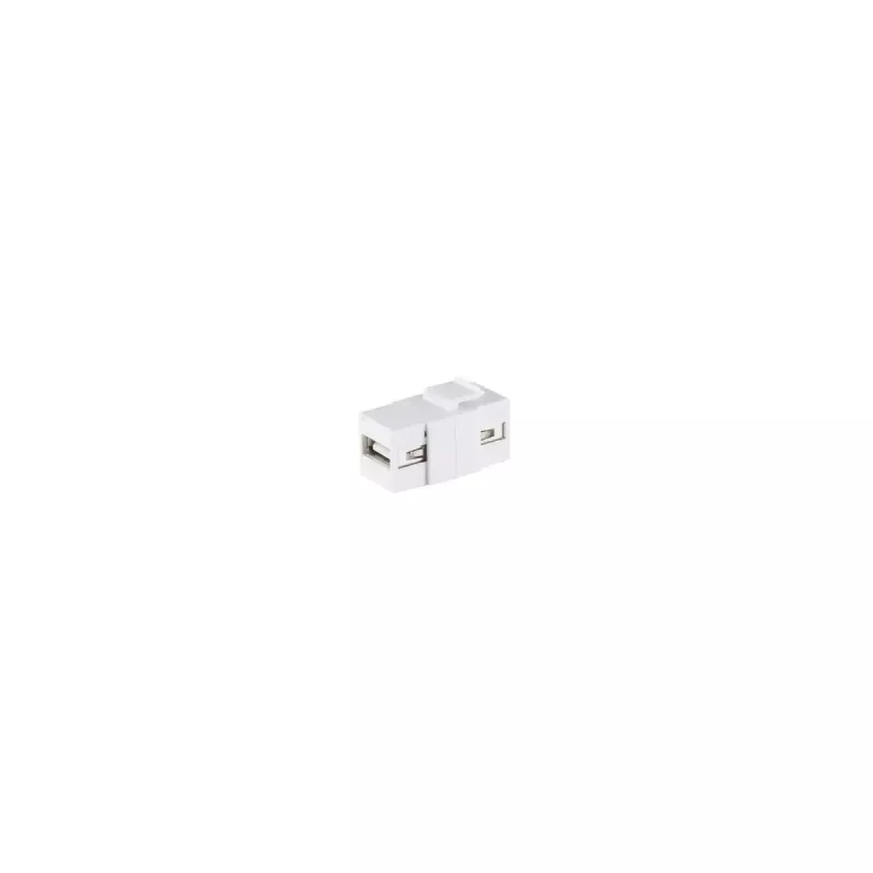 Moduł Keystone ShiverPeaks S/CONN 08-10043 Płaski Biały USB A