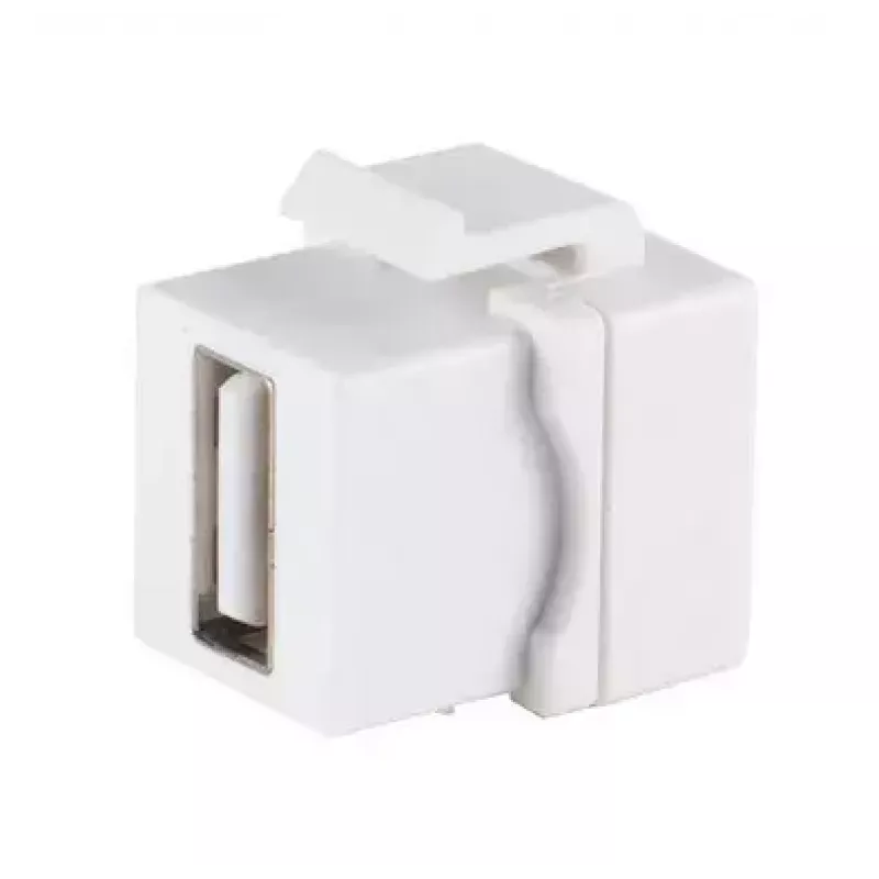 Moduł Keystone ShiverPeaks 08-10044 Płaski Biały USB A