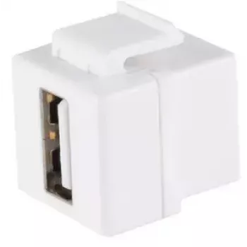 Moduł Keystone ShiverPeaks 08-10044 Płaski Biały USB A