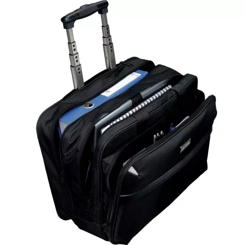Walizka na kółkach Lightpak 46099 pokrowiec na laptopa 38,1 cm (15 cali) Czarny