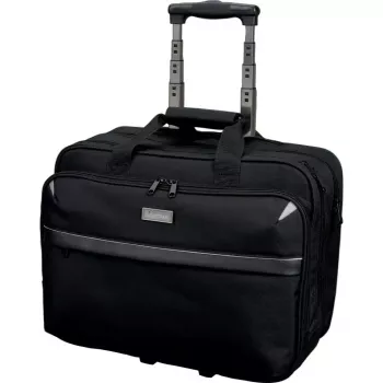 Walizka na kółkach Lightpak 46099 pokrowiec na laptopa 38,1 cm (15 cali) Czarny