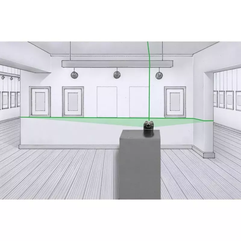 Poziomica liniowa Laserliner PocketCross-Laser 2G pozioma pionowa wielokolorowa