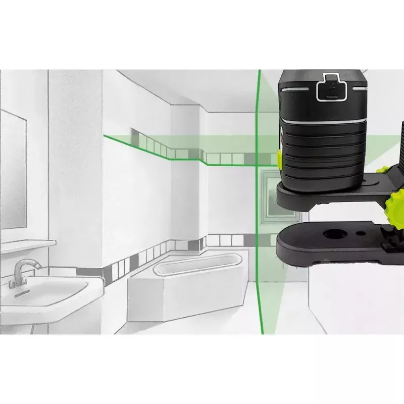 Poziomica liniowa Laserliner PocketCross-Laser 2G pozioma pionowa wielokolorowa