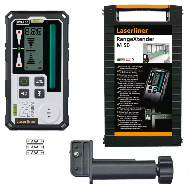 Laserowy dalmierz Laserliner RangeXtender M50 Czarny Zasięg 50 m