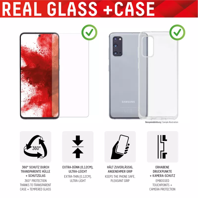 Displex Szkło hartowane + etui do Samsung Galaxy A53 5G