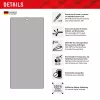 Displex Privacy Ochrona ekranu (10H) do Samsung Galaxy S24 Ultra, Eco Mounting Frame, Privacy Filter