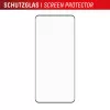 Displex Premium Ochrona ekranu (Full Cover, 10H) dla Xiaomi Redmi Note 13 Pro+/Note 14 Pro(+), ekologiczna ramka montażowa, Full Cover