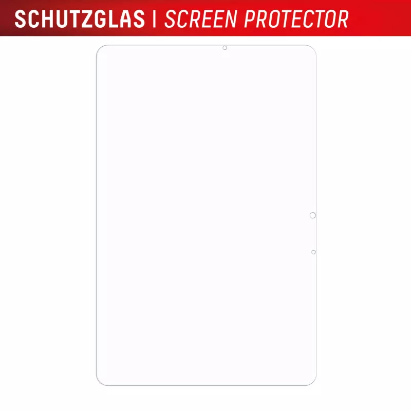 Szkło ochronne na tablet Displex (9H) do Samsung Galaxy Tab S11, ramka montażowa Eco, niezniszczalne