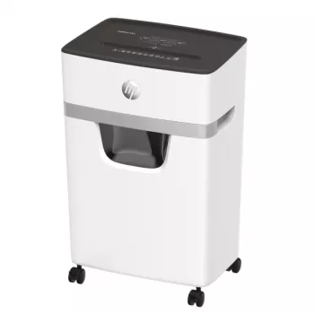 Niszczarka HP OneShred 15CC – cięcie cząsteczkowe, 65 dB, 22 cm, biała