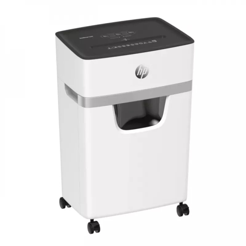 Niszczarka HP OneShred 15CC – cięcie cząsteczkowe, 65 dB, 22 cm, biała