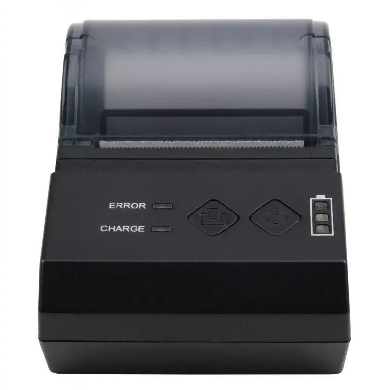 Drukarka etykiet Olympia NCP 58 Czarna — bezprzewodowa, zasilana bateriami, 200 x 200 DPI, 7,4 V LiPo, 114 × 80 × 50 mm
