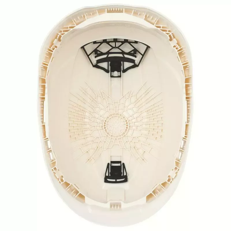 Kask ochronny Uvex 9731030 z polietylenu o wysokiej gęstości, biały, 51-65 cm