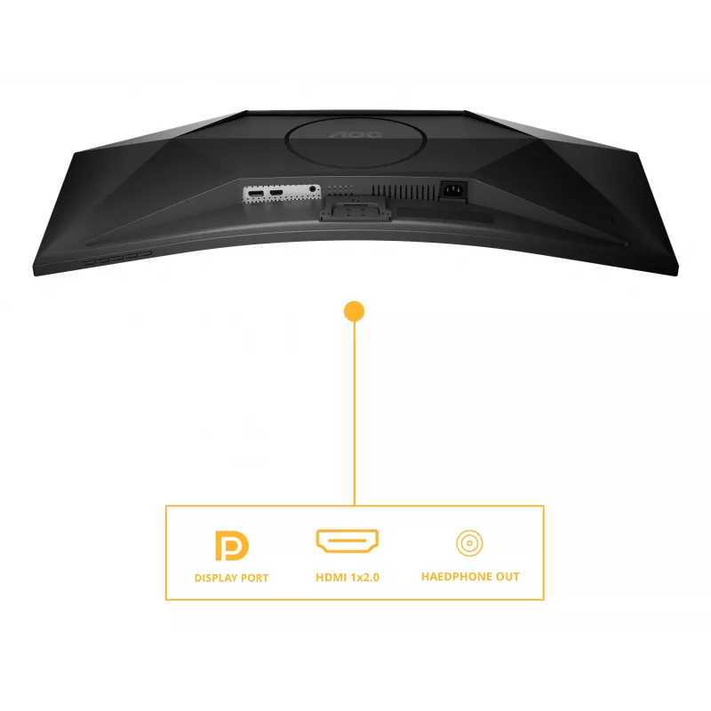 Monitor komputerowy AOC B3 CU34B3E 86,4 cm (34 cale) 3440 x 1440 pikseli Wide Quad HD LED Czarny