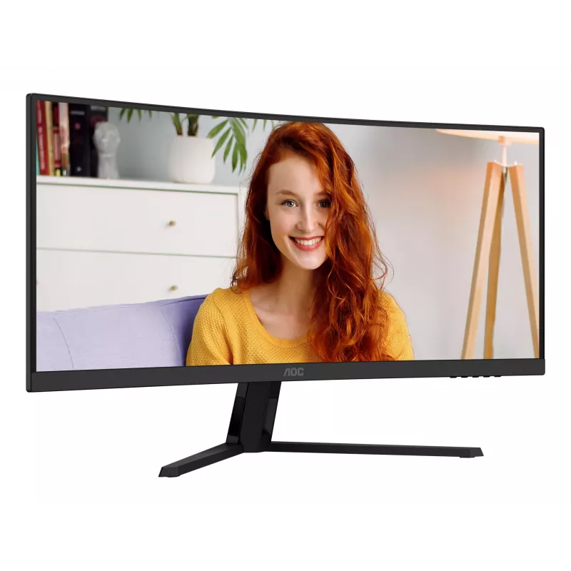 Monitor komputerowy AOC B3 CU34B3E 86,4 cm (34 cale) 3440 x 1440 pikseli Wide Quad HD LED Czarny