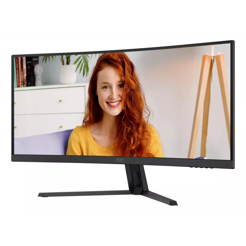 Monitor komputerowy AOC B3 CU34B3E 86,4 cm (34 cale) 3440 x 1440 pikseli Wide Quad HD LED Czarny