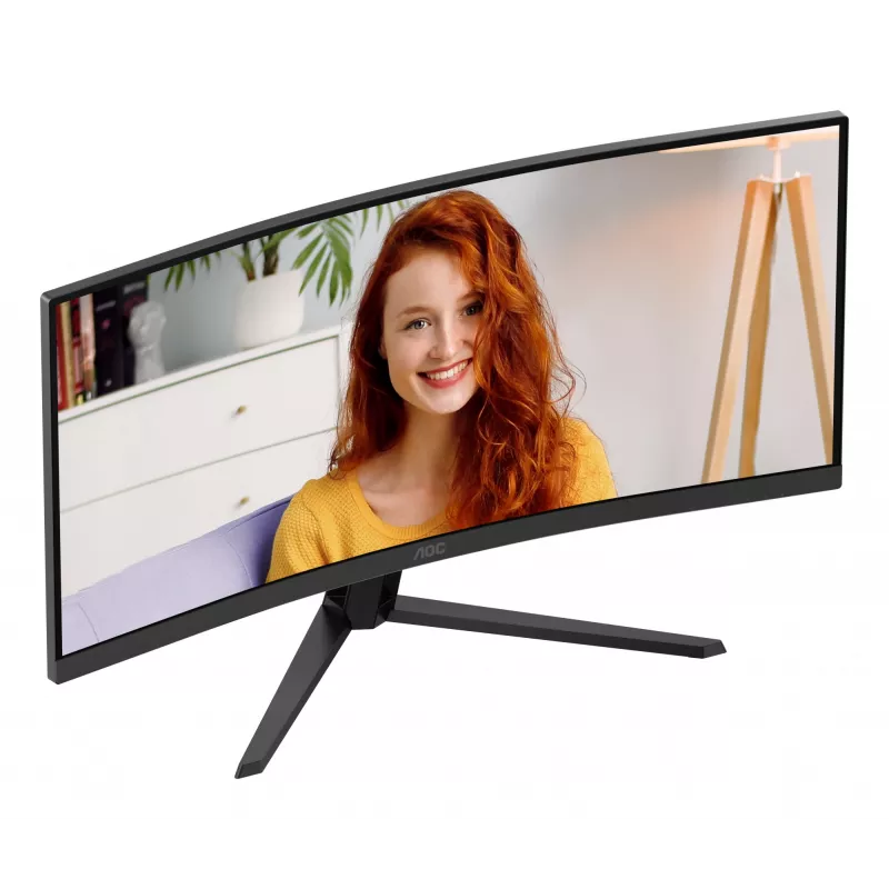 Monitor komputerowy AOC B3 CU34B3E 86,4 cm (34 cale) 3440 x 1440 pikseli Wide Quad HD LED Czarny