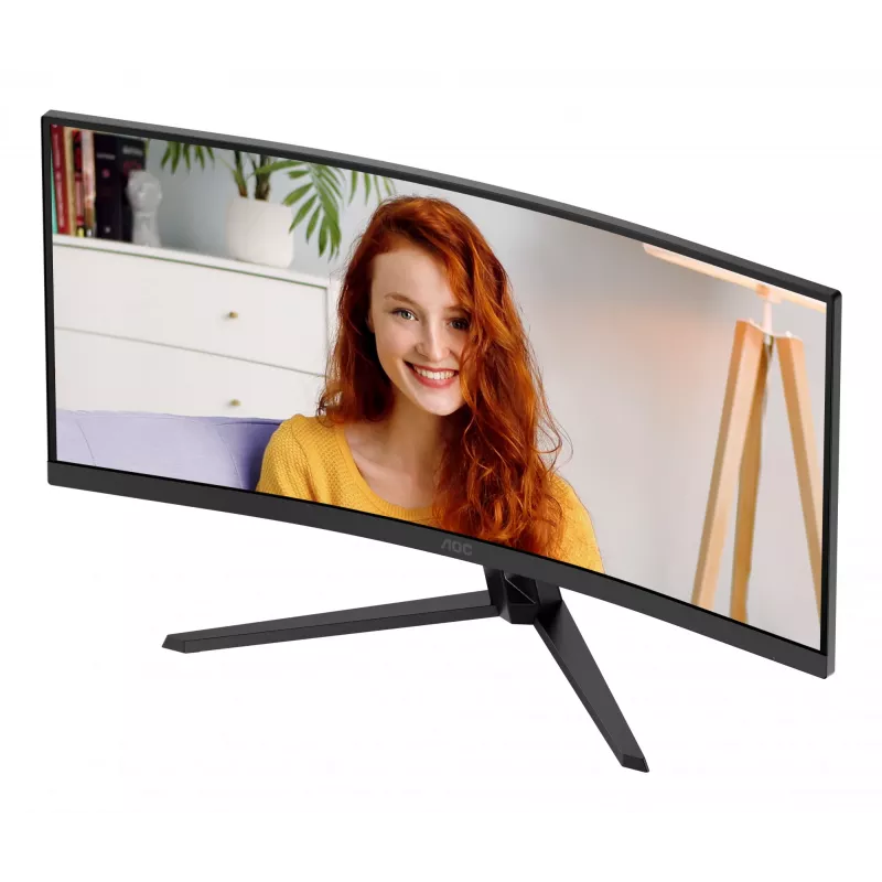 Monitor komputerowy AOC B3 CU34B3E 86,4 cm (34 cale) 3440 x 1440 pikseli Wide Quad HD LED Czarny