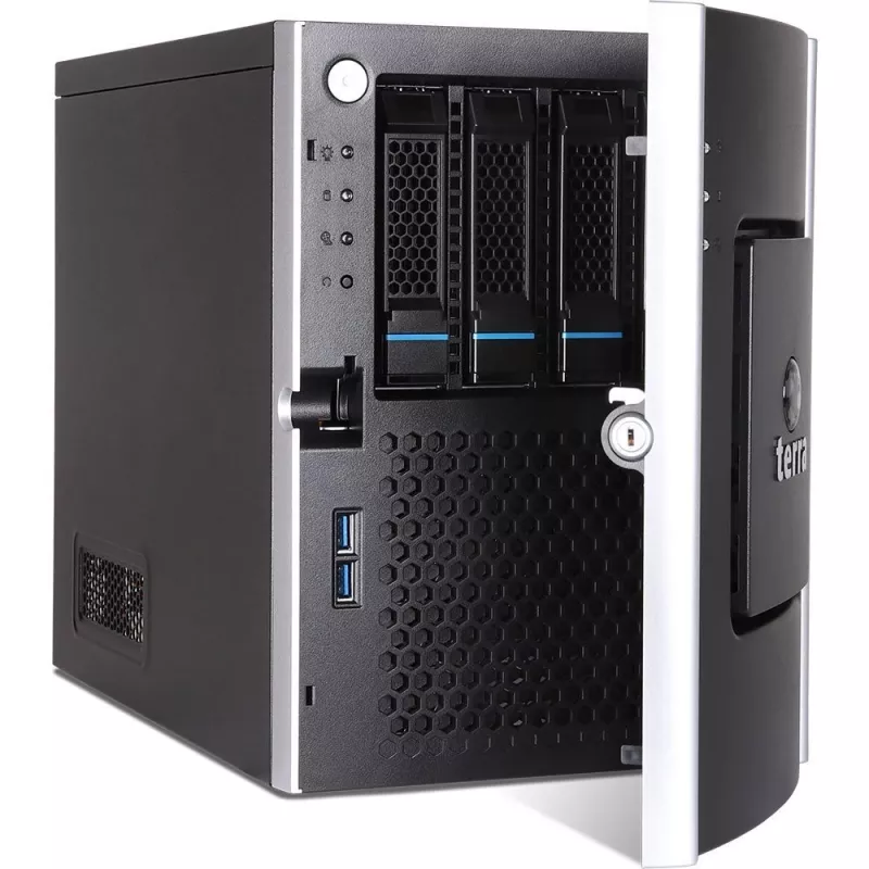 Serwer TERRA 1100373 Mini Tower Intel® Xeon® E-2434 3,4 GHz 32 GB DDR5-SDRAM 1,92 TB 450 W