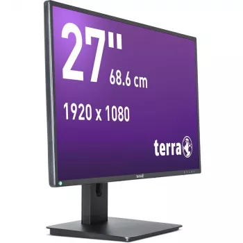 Monitor komputerowy TERRA LCD/LED 2756W PV V4 czarny GREENLINE PLUS 68,6 cm (27 cali) 1920 x 1080 pikseli Full HD Czarny