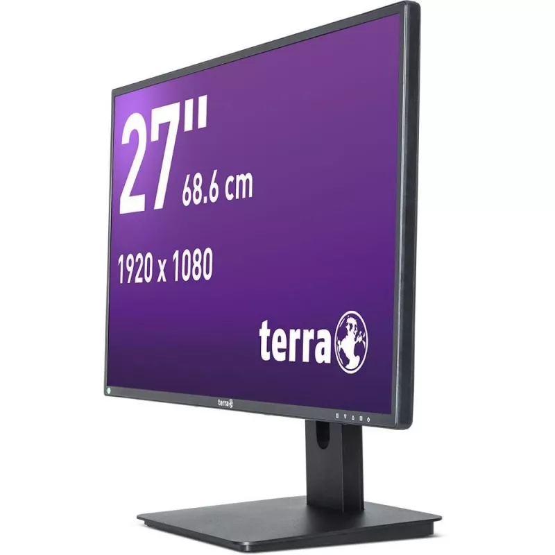 Monitor komputerowy TERRA LCD/LED 2756W PV V4 czarny GREENLINE PLUS 68,6 cm (27 cali) 1920 x 1080 pikseli Full HD Czarny