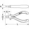 Szczypce KS Tools 500.7024 stalowe długość 120 mm