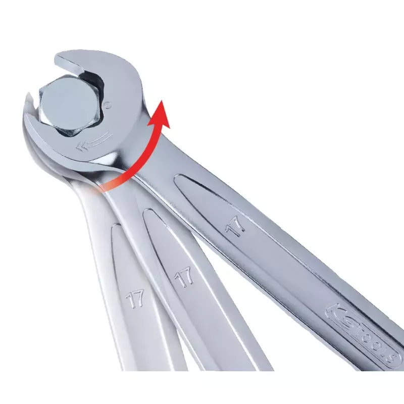 Klucz płasko-oczkowy KS Tools 503.5914 14 mm stal chromowo-wanadowa
