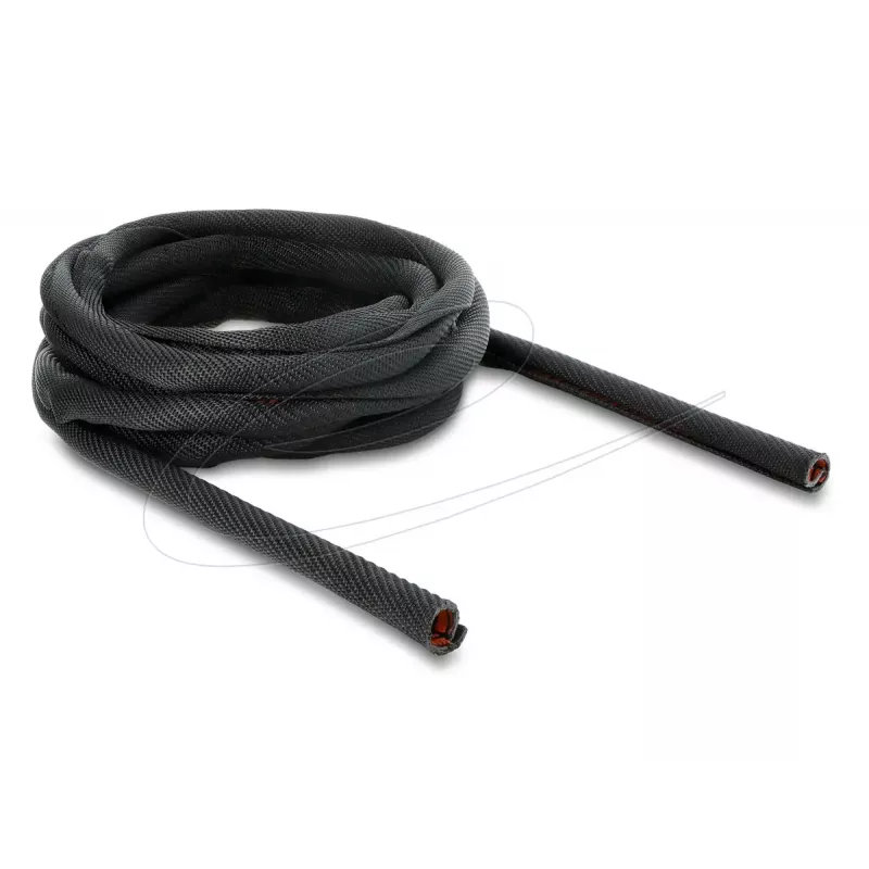 Osłona ochronna na kable samozamykająca się dwuwarstwowa DELOCK 5 m × 16 mm, czarna