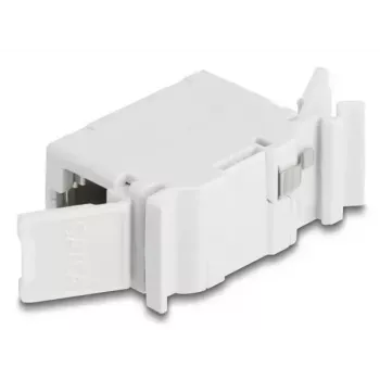 DeLOCK 90768 moduł keystone Płaski Szary RJ-45