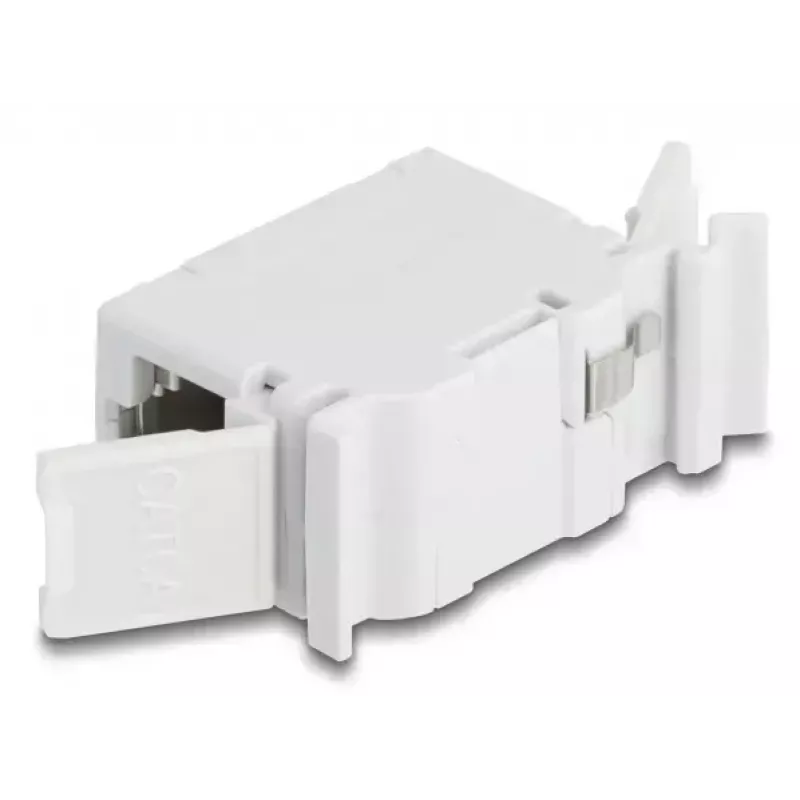 DeLOCK 90768 moduł keystone Płaski Szary RJ-45