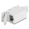 DeLOCK 90768 moduł keystone Płaski Szary RJ-45