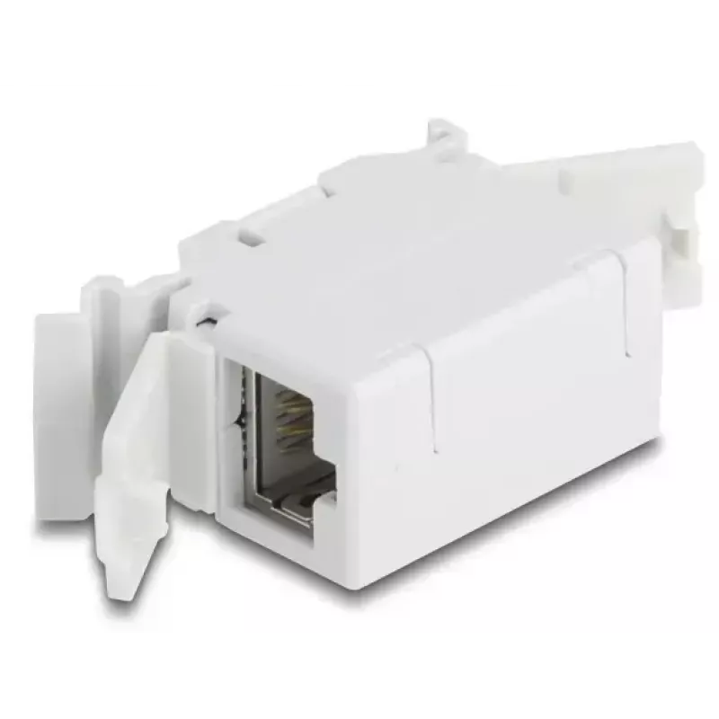 DeLOCK 90768 moduł keystone Płaski Szary RJ-45