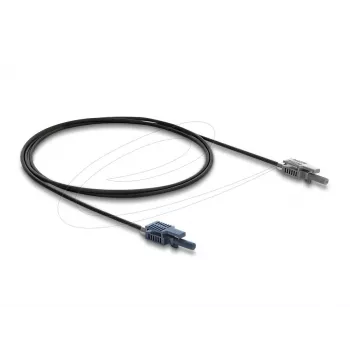 DELOCK adapter światłowodowy 90998 wielomodowy kabel POF 100 cm czarny/szary