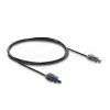 Kabel światłowodowy adapterowy DELOCK 90999 wielomodowy POF 2 m czarny/szary