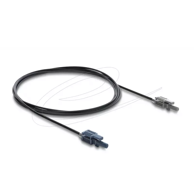 Kabel światłowodowy adapterowy DELOCK 90999 wielomodowy POF 2 m czarny/szary