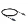 Kabel światłowodowy DELOCK 91022 wielomodowy POF 3 m, czarno-szary