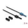 adapter kablowya światłowodowego DELOCK 91026, wielomodowy POF, 3 m, czarny/niebieski, 1 szt.